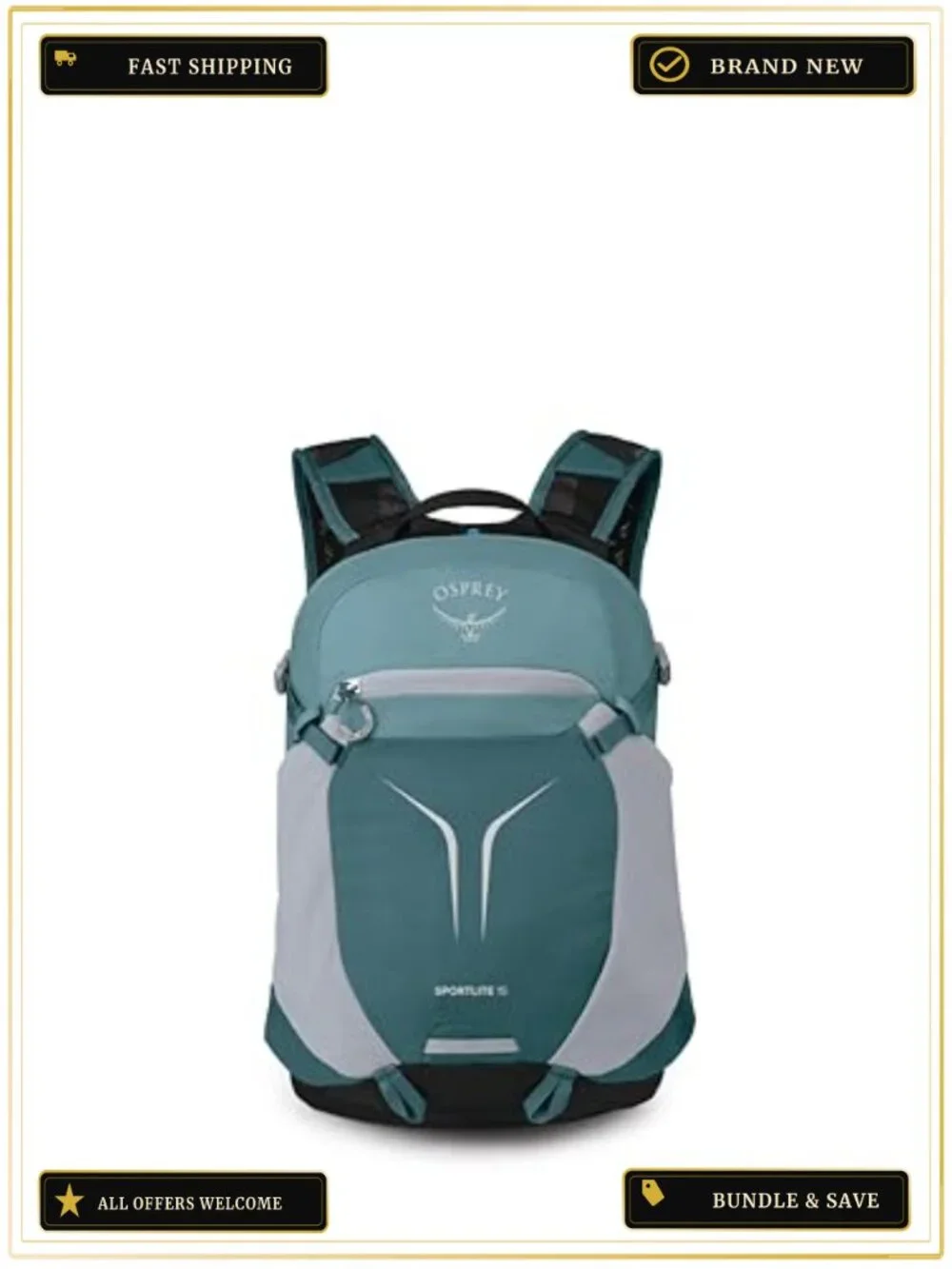 Osprey Sportlite 15L Lightweight Hiking Backpack - Unisex